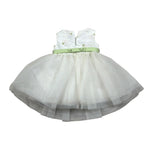 Colori Chiari Abito Cerimoniale tinta unita Giromanica Bianco per Neonata FN04365 BIANCO COLORI CHIARI 