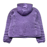 Save The Duck Giubbino Tinta Unita con Zip E Cappuccio per Bambina ROSYJ VIOLA SAVE THE DUCK 