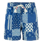 Saint Barth Costume Tinta Unita Stampa Fantasia per Bambino CAPRESEJRR BLU SAINT BARTH 