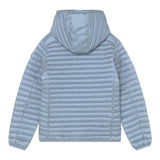 Save The Duck Giubbino Tinta Unita con Cappuccio per Neonato J32310G CELESTE SAVE THE DUCK 