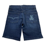 Guess Bermuda In Denim Tinta Unita con Girovita Regolabile per Neonato N5RD00D46T0N BLU GUESS 