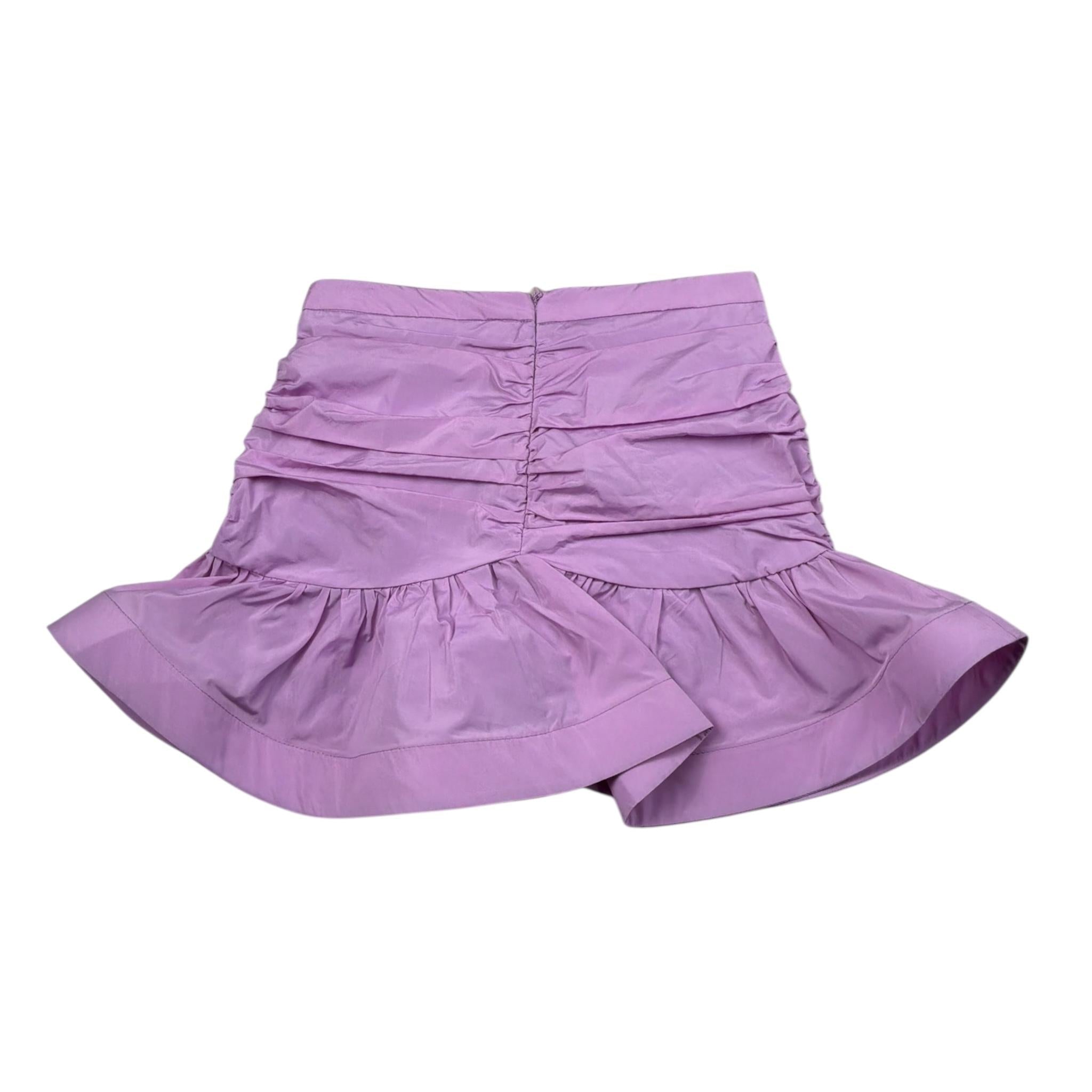 Fun & Fun Completo 2 Pezzi Top-Gonna Tinta Unita per Bambina FNCJSK01021 GLICINE FUN & FUN 