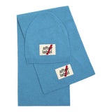AFTER LABEL set sciarpa-cappello tinta unita Azzurro per Bambino 34UXSET00010 AZZURRO AFTER LABEL 