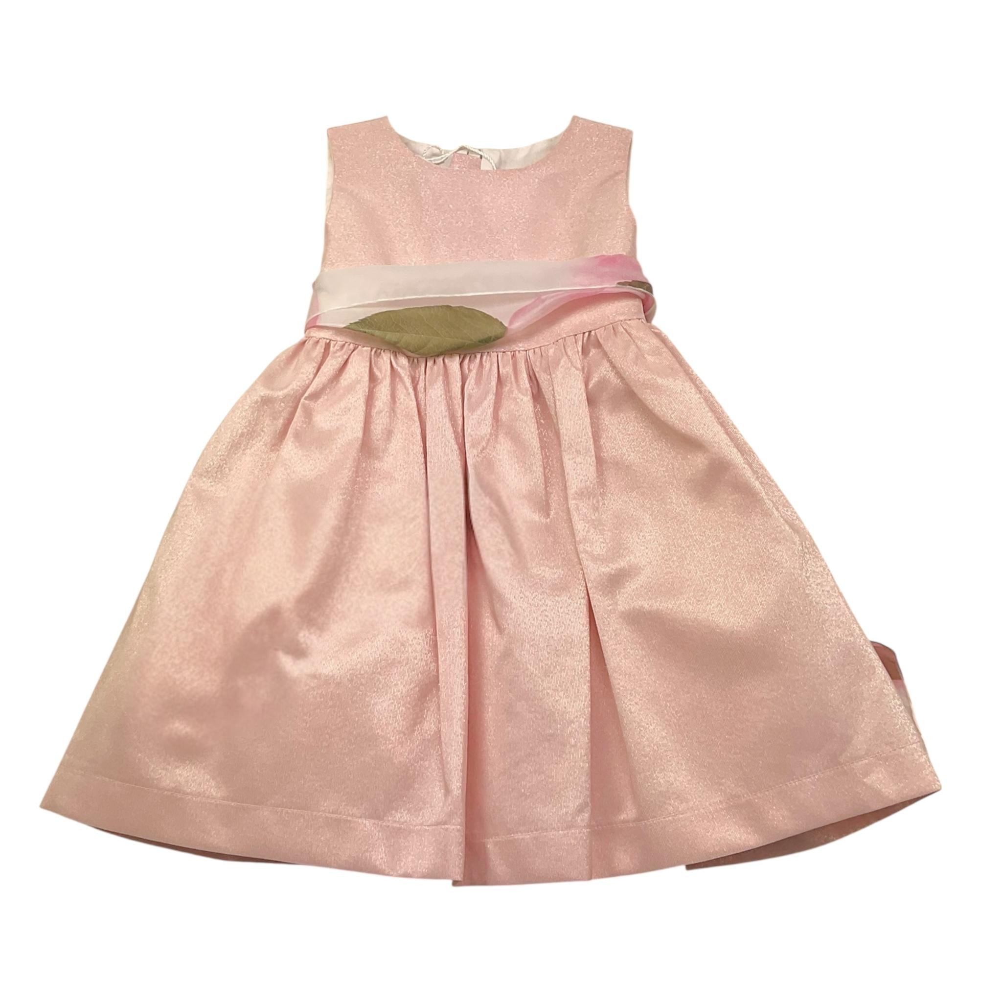 La Sartoria Dei Piccoli Abito Cerimonia Tinta Unita Giromanica per Neonata L929 ROSA LA SARTORIA DEI PICCOLI 