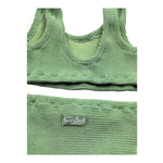 Saint Barth Costume 2 Pezzi Fascia-Mutandina per Bambina BAKER VERDE SAINT BARTH 