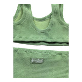 Saint Barth Costume 2 Pezzi Fascia-Mutandina per Bambina BAKER VERDE SAINT BARTH 