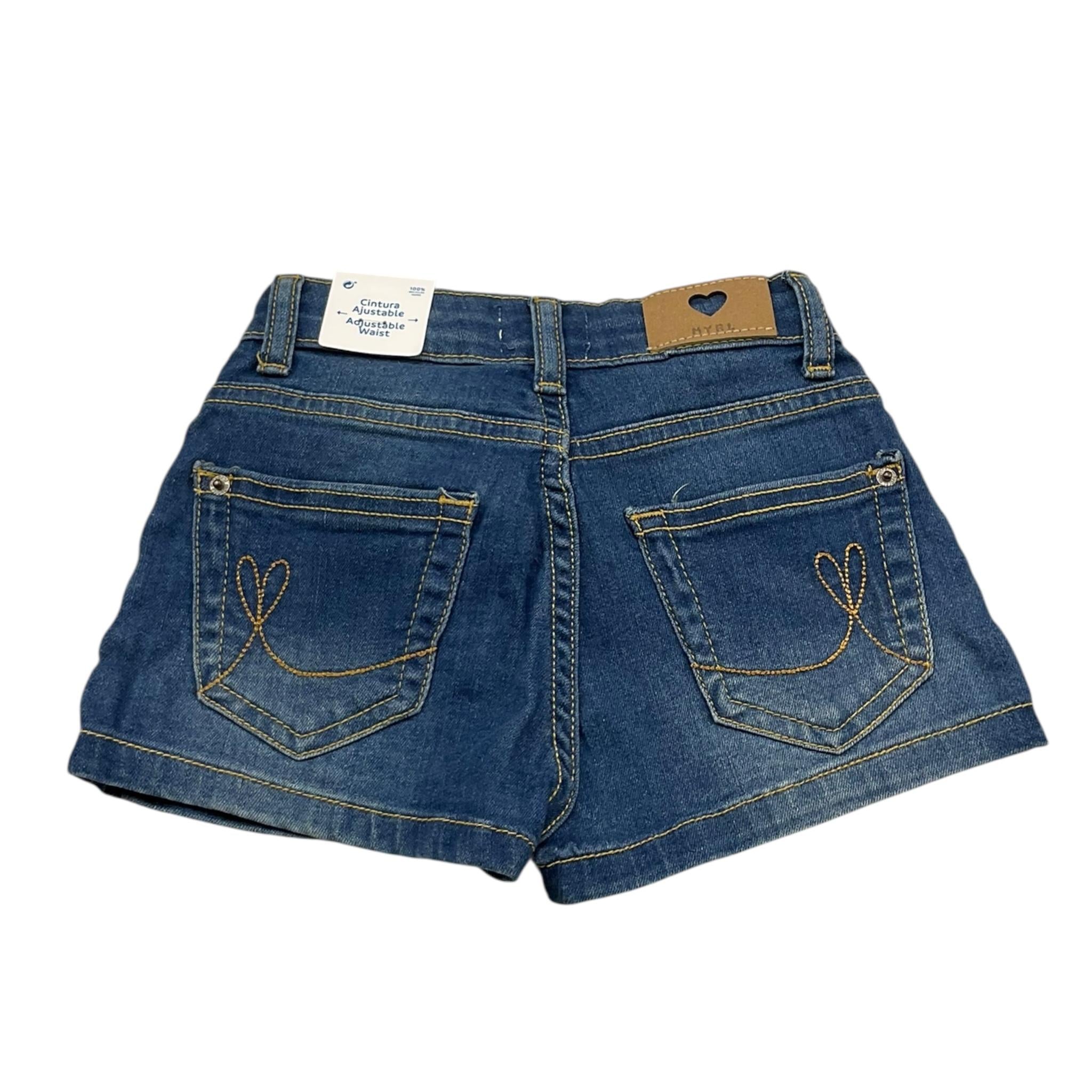 Mayoral Short In Denim Tinta Unita con Girovita Regolabile per Neonata 236 BLU MAYORAL 