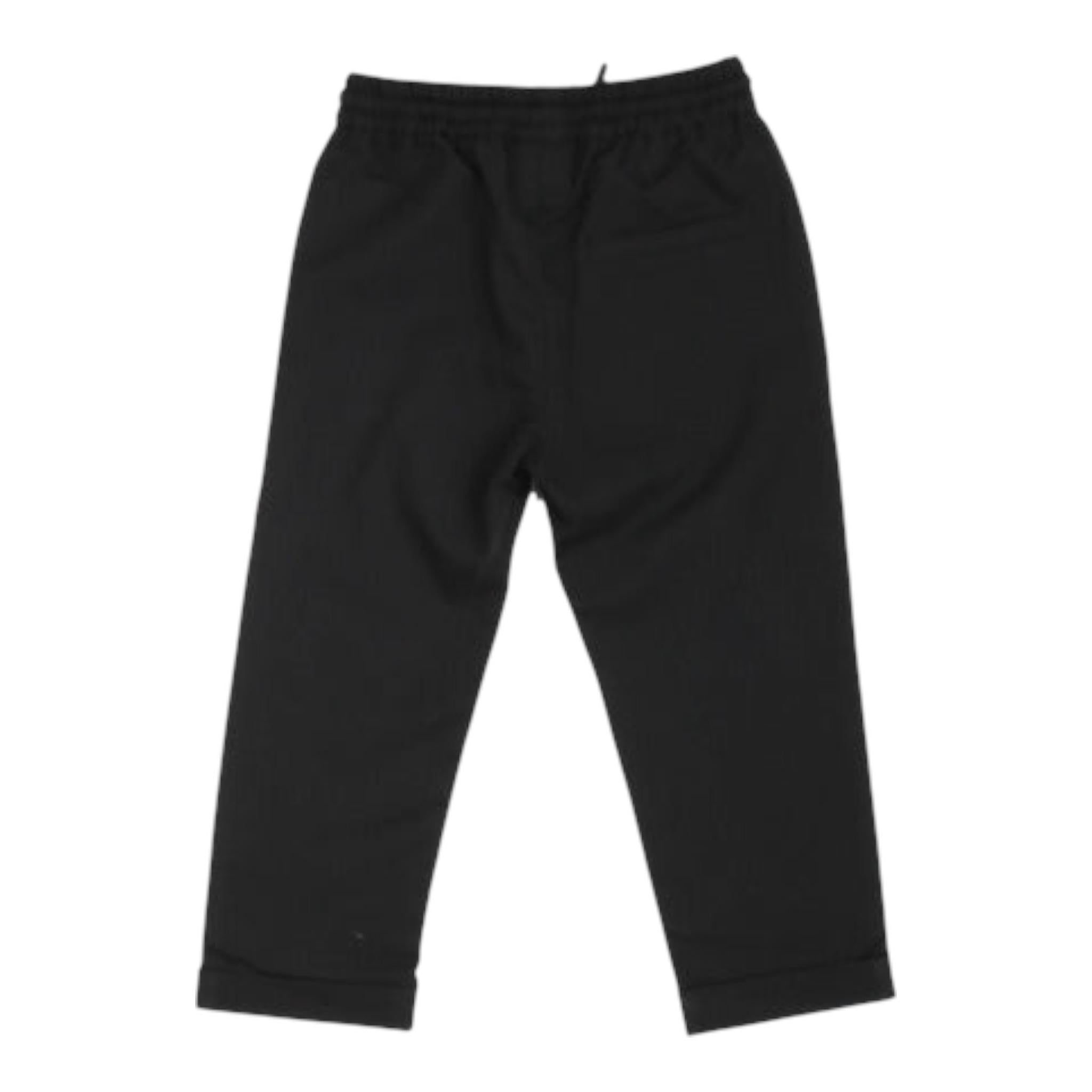 John Richmond Pantalone Tinta Unita con Elastico In Vita E Logo per Bambino RIA23083PA NERO JOHN RICHMOND 