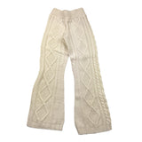 MSGM pantalone in maglia tinta unita Panna per Bambina F3MSJGPA211 PANNA MSGM 