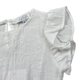 Magil Top Girocollo Tinta Unita per Neonata HN21000N BIANCO MAGIL 