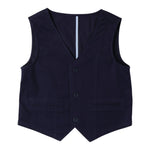 Sarabanda Gilet Tinta Unita con Bottoni per Neonato 0B670N BLU SARABANDA 