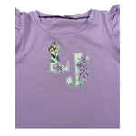 Liu Jo T-Shirt Tinta Unita con Brillantini per Neonata KA5092XN GLICINE LIU JO 