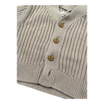 Teddy E Minou Cardigan Tinta Unita Scollo A V per Neonato E25ML009EM109 BEIGE TEDDY E MINOU 