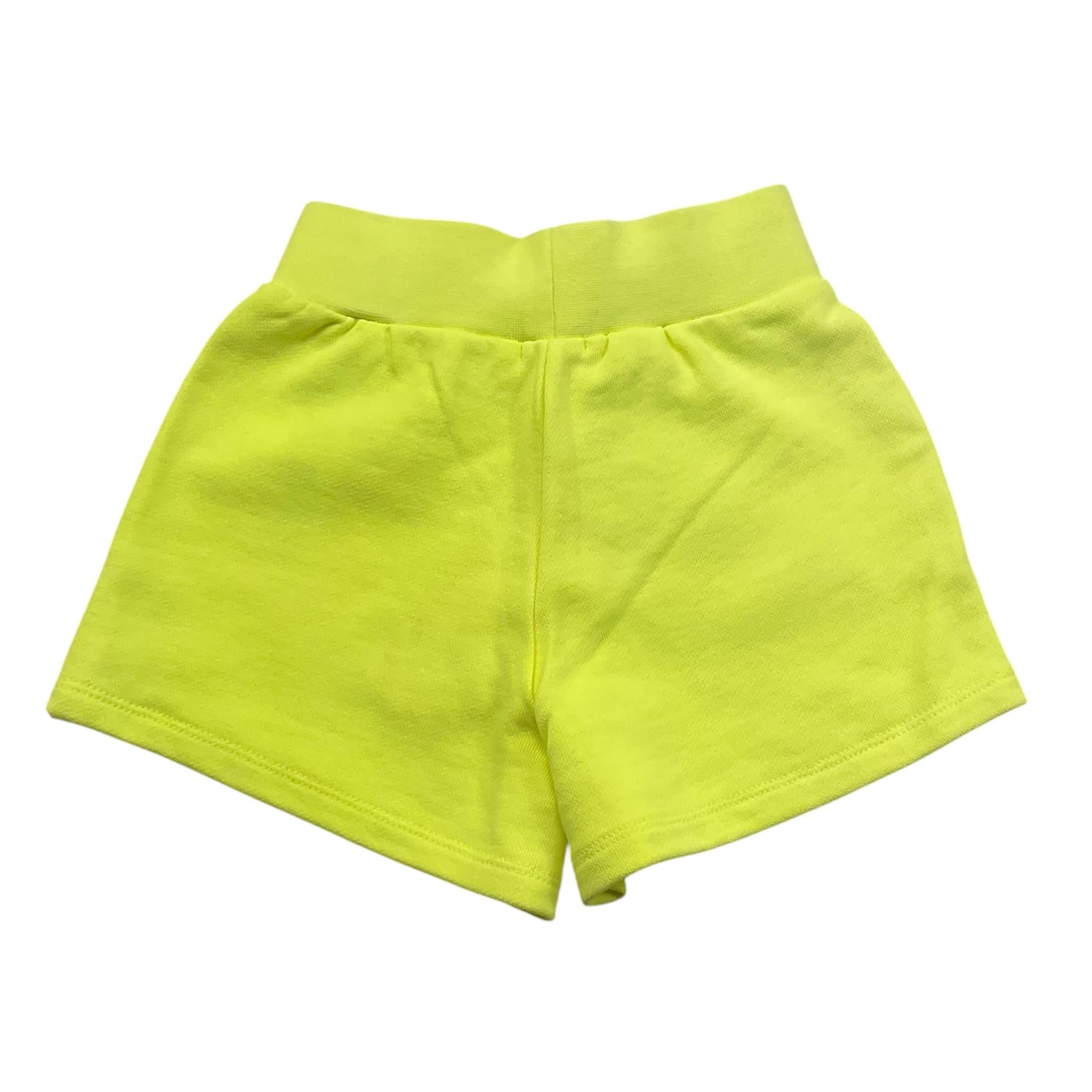 Billieblush Short Tinta Unita con Stampa per Bambina U21044 GIALLO FLUO BillIEBLUSH 