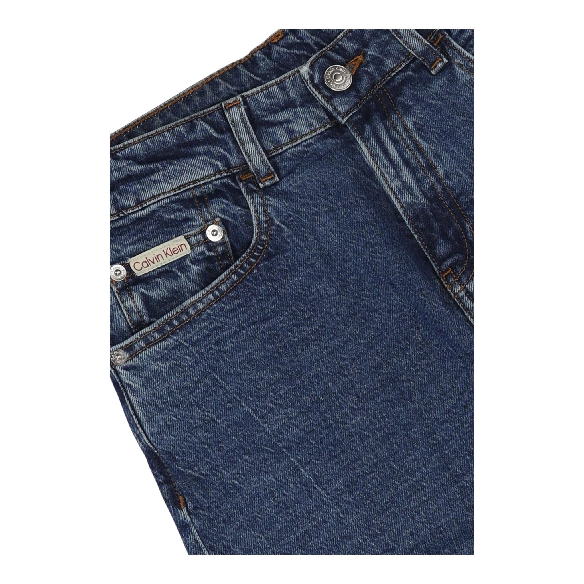 Calvin Klein Jeans Tinta Unita con Girovita Regolabile per Bambina IB0IB02318 BLU CALVIN KLEIN 