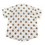 Le Bebe' Camicia tinta unita con Stampa A Pois Bianco per Neonato LBB4594 BIANCO LE BEBE' 