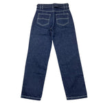 PHILOSOPHY jeans tinta unita con ricami Blu per Bambina PFPA001 BLU PHILOSOPHY 
