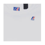 K-Way T-Shirt Girocollo tinta unita Cn Logo Bianco per Bambino K4114WWXXX BIANCO K-WAY 
