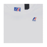 K-Way T-Shirt Girocollo tinta unita Cn Logo Bianco per Bambino K4114WWXXX BIANCO K-WAY 