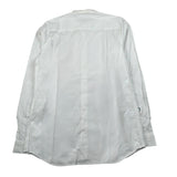 Dondup Camicia Manica Lunga Tinta Unita Collo Coreano per Bambino DMCA62 BIANCO DONDUP 