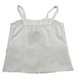 Manila Grace Top Tinta Unita Bretelline per Bambina MG2753 PANNA MANILA GRACE 