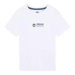 Timberland T-Shirt Girocollo Tinta Unita con Stampa per Bambino T60084 BIANCO TIMBERLAND 