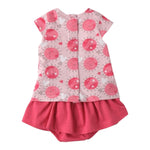 I Do Completo 2 Pezzi T-Shirt-Coulotte per Neonata 4B199 ROSA I DO 