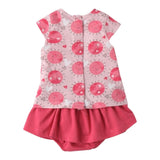 I Do Completo 2 Pezzi T-Shirt-Coulotte per Neonata 4B199 ROSA I DO 