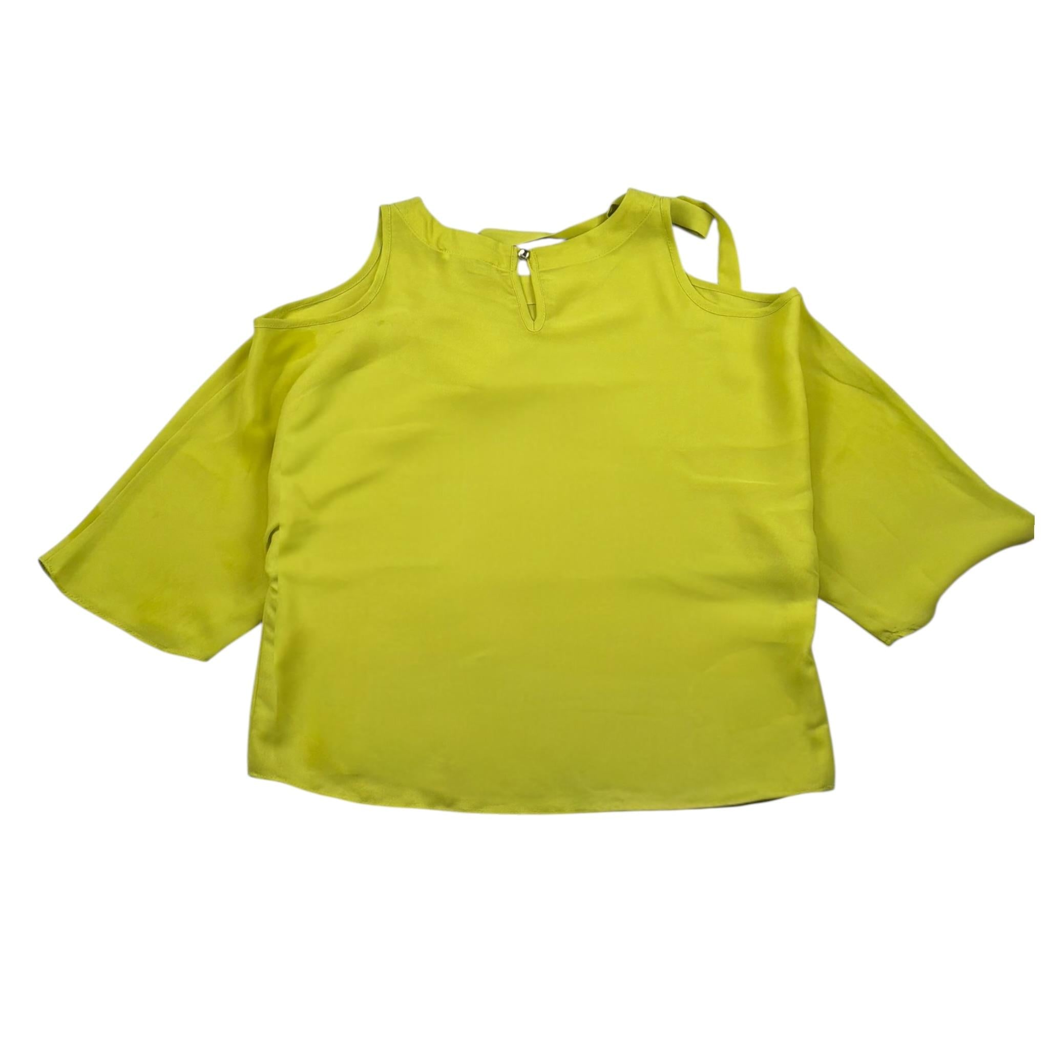 Kocca Camicia Mezza Manica Tinta Unita per Bambina FOFFY VERDE Kocca 