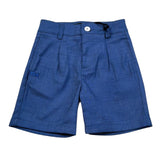 Daniele Alessandrini Bermuda Tinta Unita con Girovita Regolabile per Bambino 1296S00051 BLU DANIELE ALESSANDRINI 