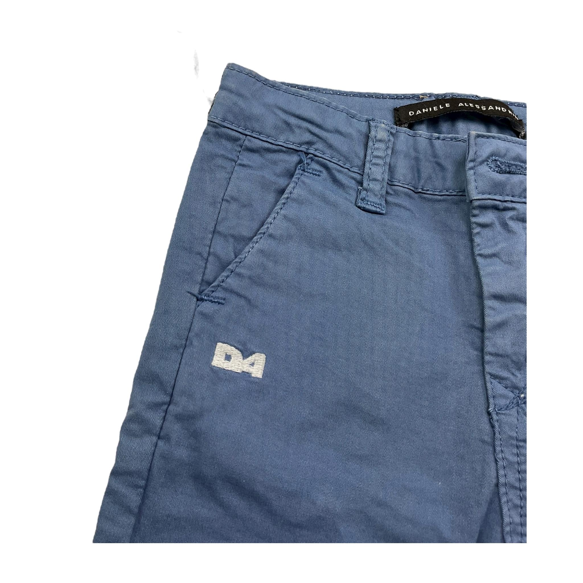 Daniele Alessandrini Bermuda Tinta Unita con Girovita Regolabile per Neonato 1296P0834 BLU DANIELE ALESSANDRINI 