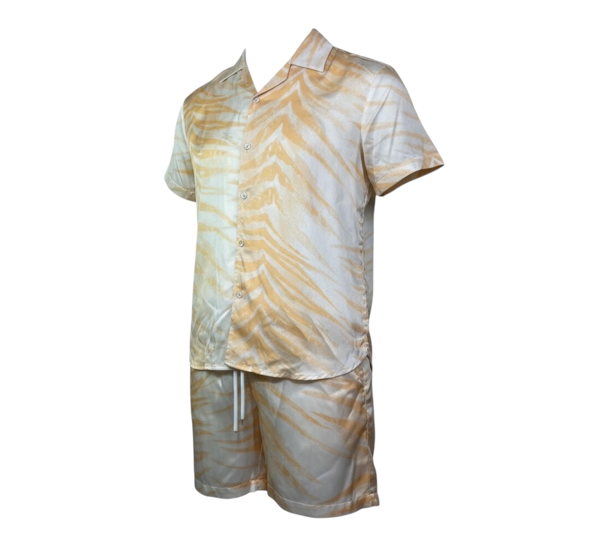 Just Cavalli Completo 2 Pezzi Camicia-Bermuda per Bambino JBP26136CE GIALLO JUST CAVALLI 