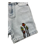 Stella Mccartney Short In Denim Tinta Unita con Girovita Regolabile per Neonata TW6P29 AZZURRO STELLA McCARTNEY 