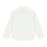 Guess Camicia Manica Lunga Tinta Unita con Stampa per Neonato I4RH00W9CL0 BIANCO GUESS 