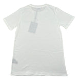 Paolo Pecora T-Shirt Girocollo Tinta Unita con Logo per Bambino PP2006 PANNA PAOLO PECORA 