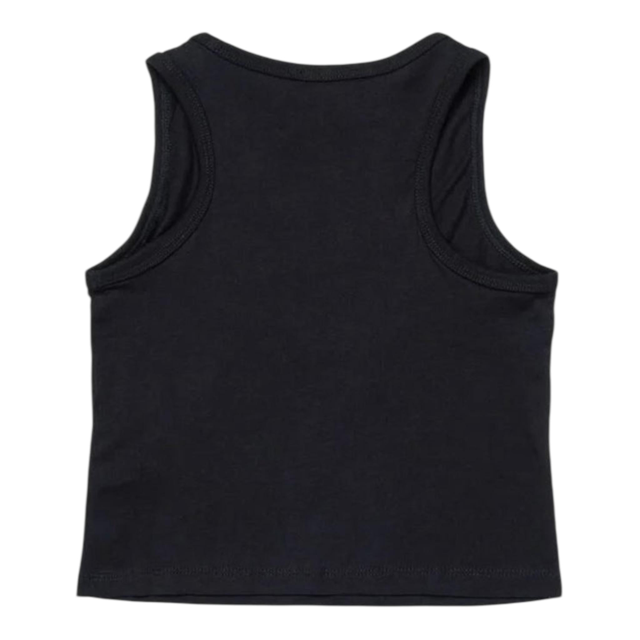 Diesel Canotta Tinta Unita con Logo per Bambina J02238X NERO DIESEL 