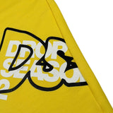 Dropseason2 Bermuda In Tuta Tinta Unita con Stampa per Bambino SS25K015 GIALLO DROPSEASON2 