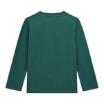 Guess Shirt Girocollo Tinta Unita con Stampa per Neonato N5RI01K8HM4 VERDE GUESS 
