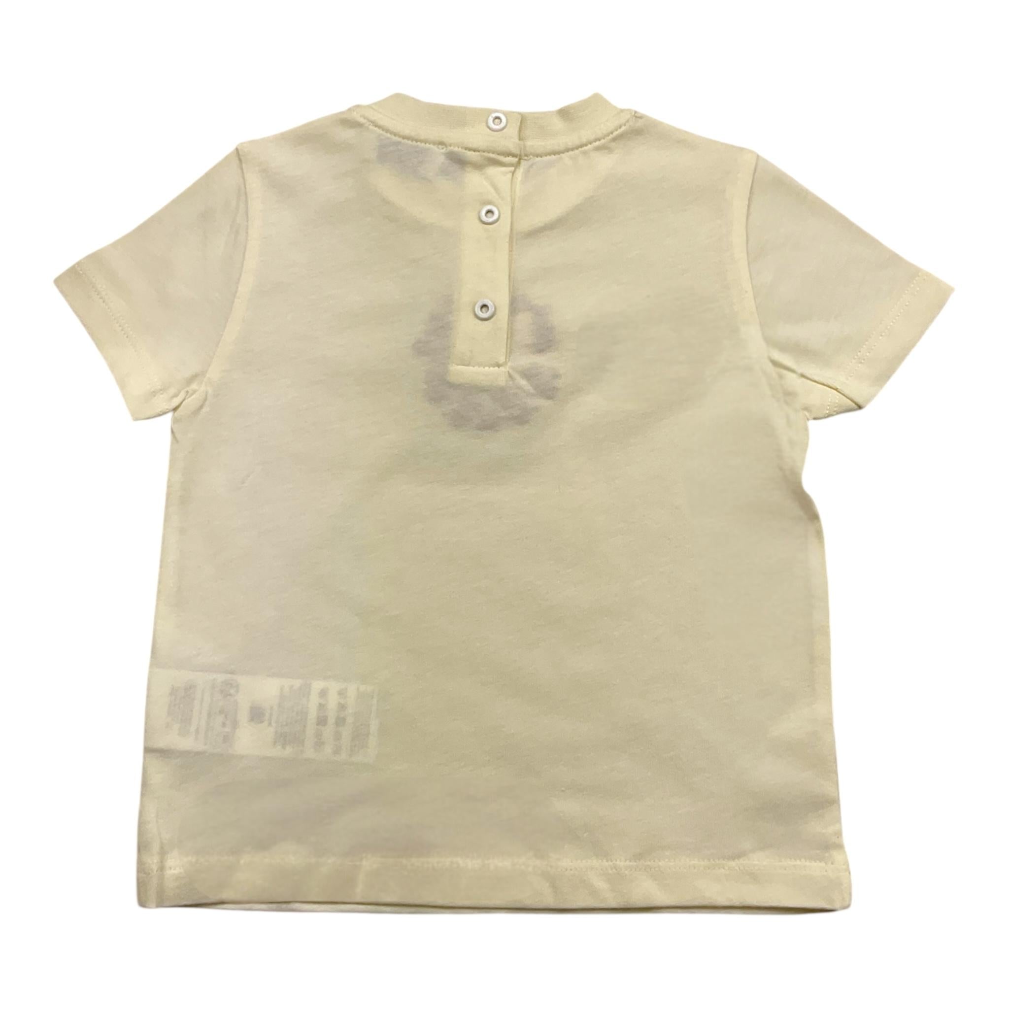 Etro T-Shirt Girocollo Tinta Unita con Stampa per Neonata GU8011 PANNA ETRO 