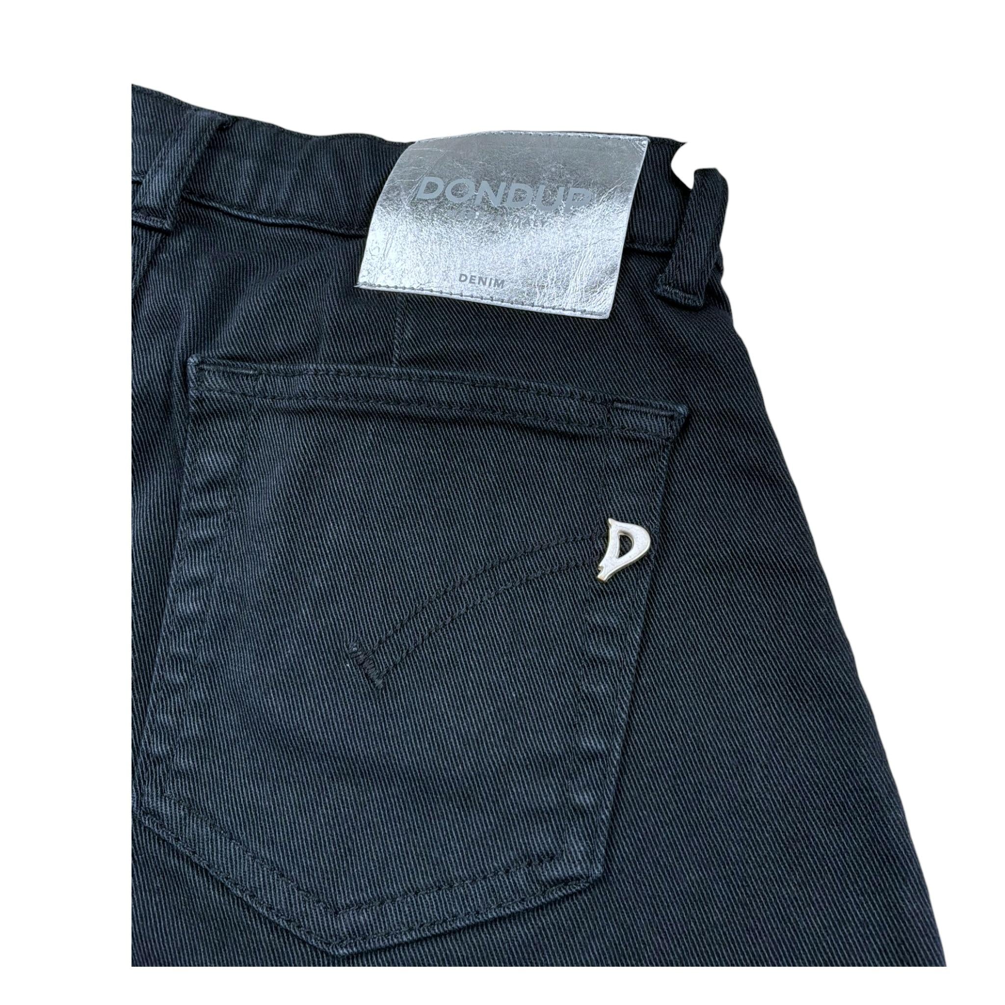 Dondup Short Tinta Unita con Girovita Regolabile per Bambina DFBE107 BLU DONDUP 