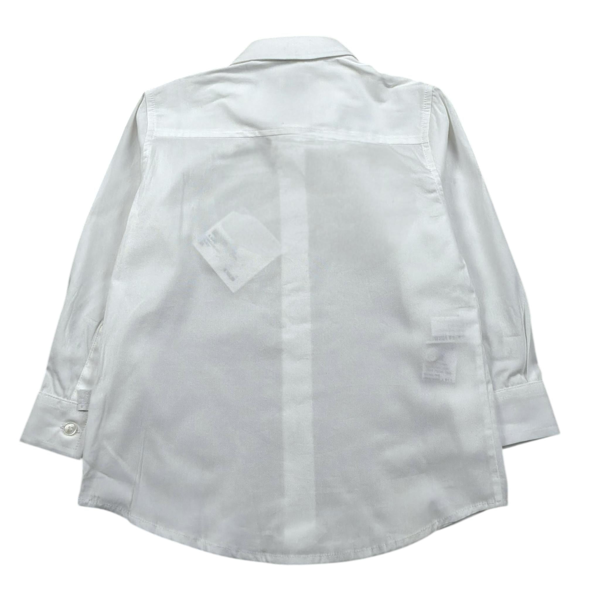 Il Gufo Camicia Manica Lunga Tnta Unita  per Neonato P25CL176C0066 BIANCO IL GUFO 