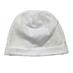 Ninnaoh Cappello Tinta Unita con Fiore per Neonata E25CA57 BIANCO NINNAOH 
