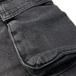 ANTONY MORATO jeans tinta unita modello cargo con tasconi Nero per Bambino MKDT00070 NERO ANTONY MORATO 
