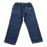 Emporio Armani Jeans Tinta Unita con Profili Logati per Bambino 3D3J01 BLU EMPORIO ARMANI 