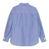 ELISABETTA FRANCHI camicia tinta unita con fantasia a righe Azzurro per Bambina EFCA243 AZZURRO ELISABETTA FRANCHI 