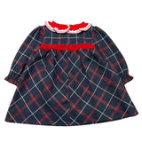 MIRANDA abito manica lunga stampa fantasia Blu per Neonata 360129 BLU MIRANDA 