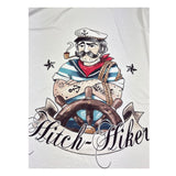 Monnalisa T-Shirt Girocollo Tinta Unita con Stampa per Bambino 257608SS BIANCO MONNALISA 