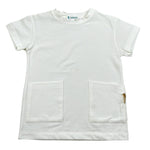 Lalalu' T-Shirt Girocollo Tinta Unita per Bambino TSL50PBX BIANCO LALALU' 