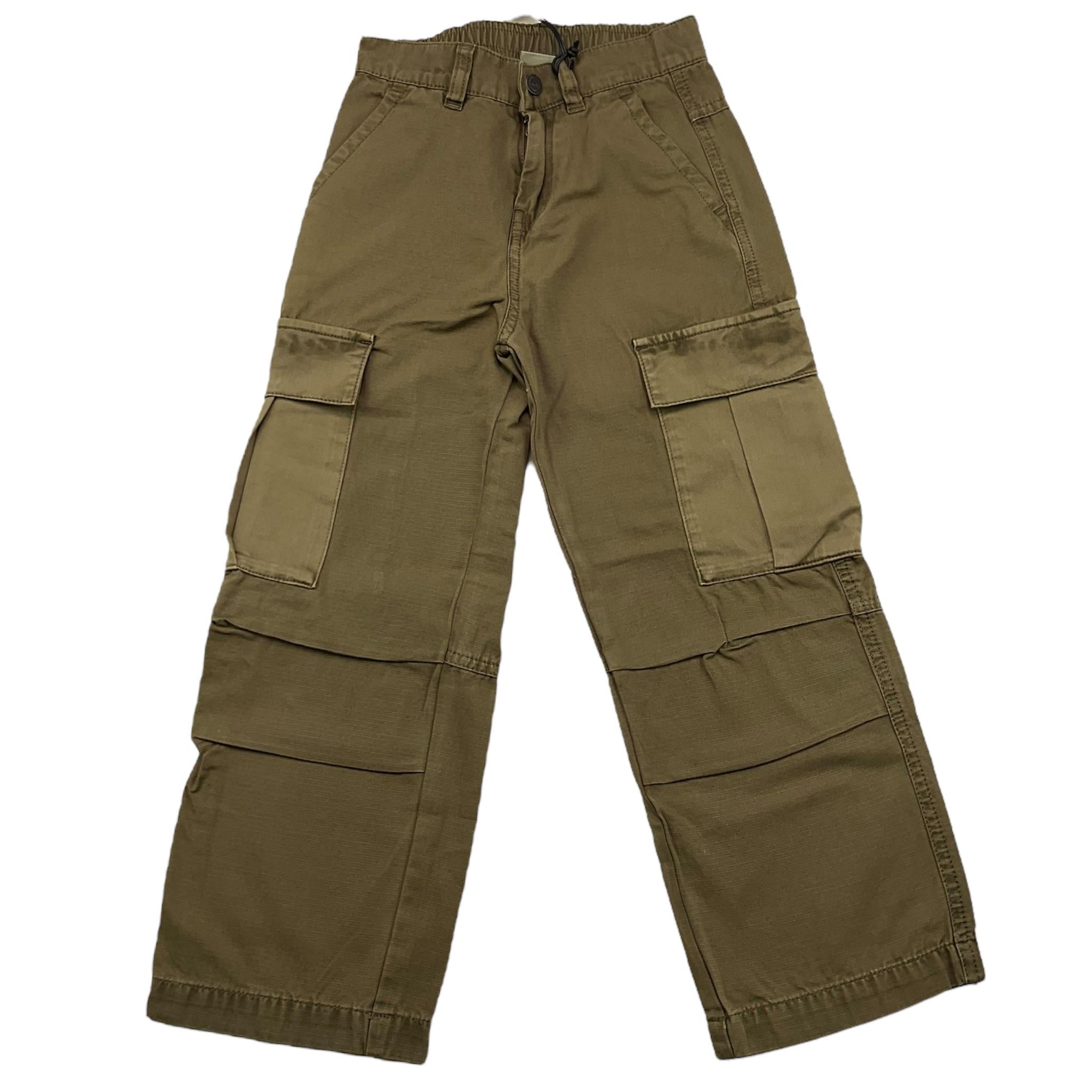 GUESS pantalone tinta unita con elastico in vita Verde per Bambino T60336 VERDE GUESS 