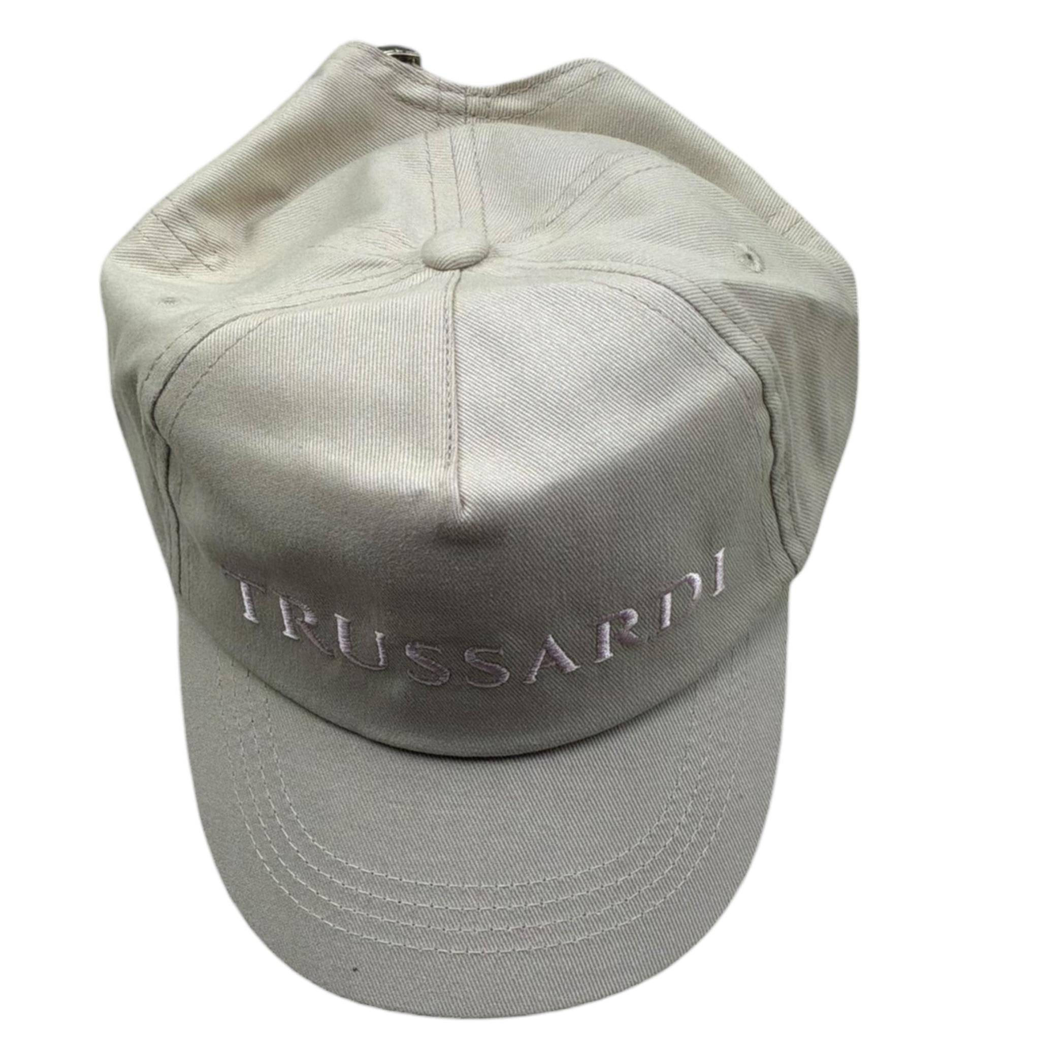 Trussardi Cappello Modello Berretto Tinta Unita con Stampa per Bambina TGP26050BT BEIGE TRUSSARDI 